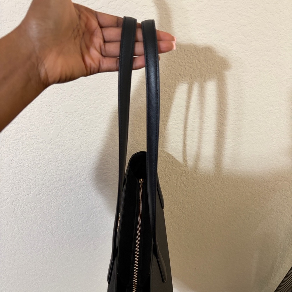 kate spade Black Leather tinsel Tote - Picture 8 of 13